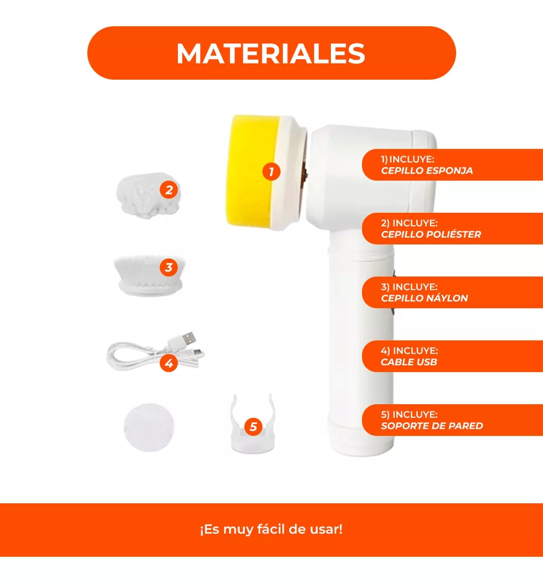 Cepillo Electrico Recargable