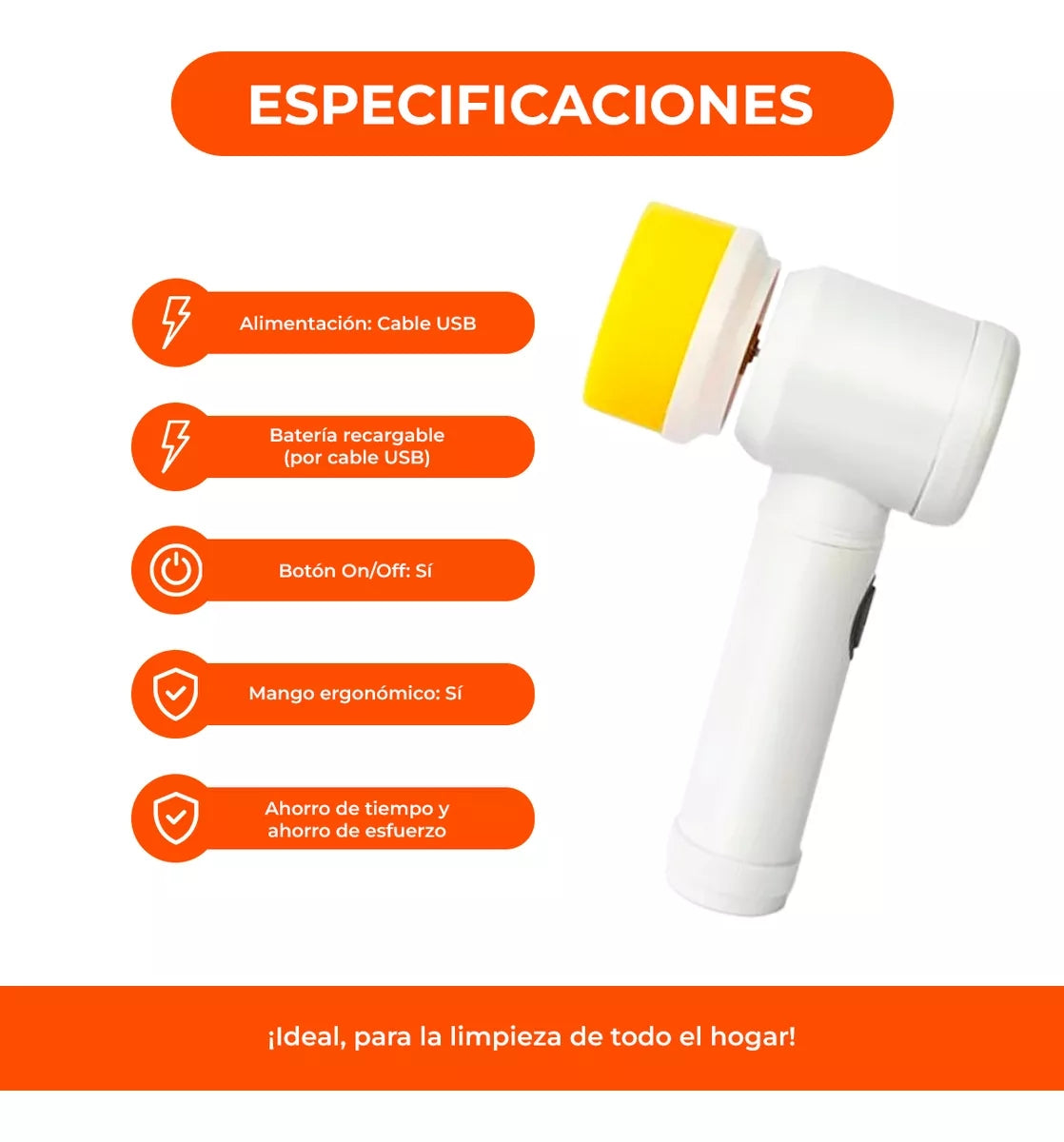 Cepillo Electrico Recargable